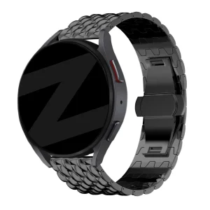Bandz Bracelet acier 'Dragon' Motorola Moto Watch - 47mm (noir)
