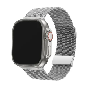 BALR Bracelet milanais Apple Watch Ultra (argent)
