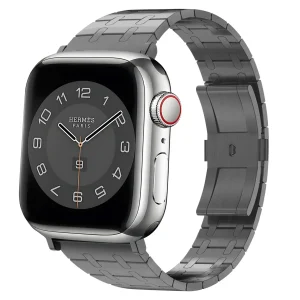 BALR Bracelet acier inoxydable Apple Watch Ultra (noir)
