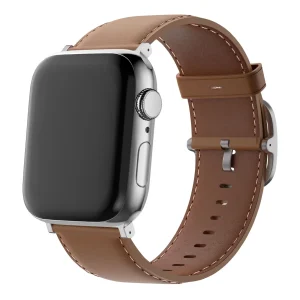 Bandz Bracelet cuir 'Classic' Apple Watch Ultra (marron clair)