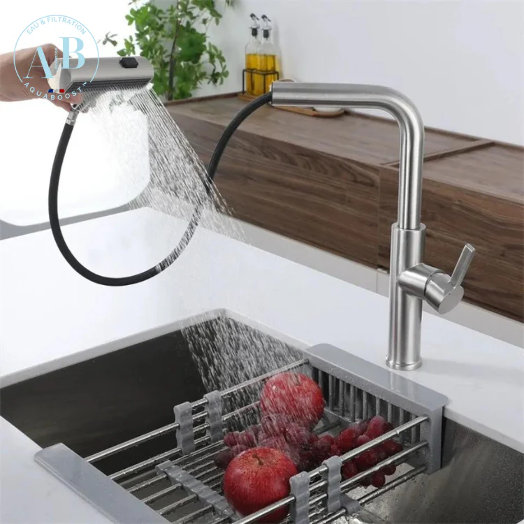 AQUATWIST Premium - Mitigeur de cuisine 3 modes avec douchette – Image 9