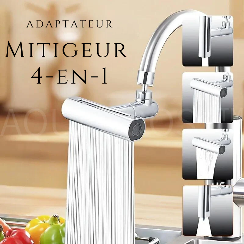 AQUATWIST - Adaptateur mitigeur 4-en-1 pour robinet – Image 6