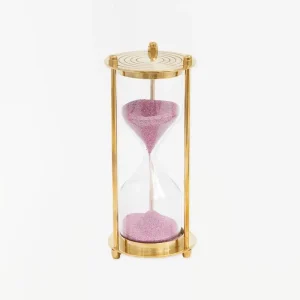 Reloj de arena latón y cristal - D670