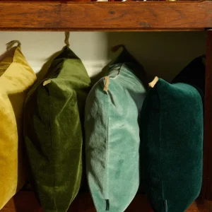 Housse de coussin Velours lavé