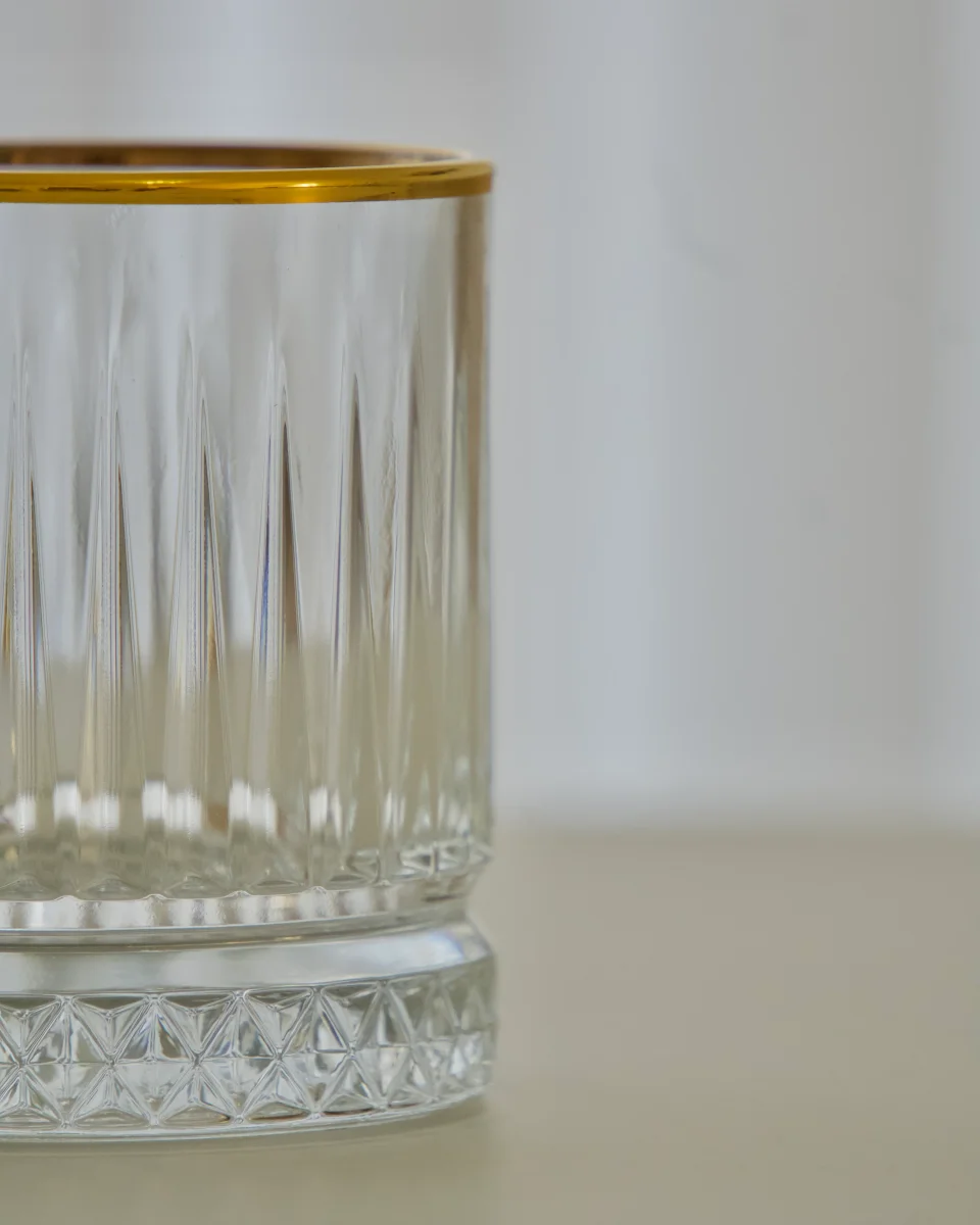 PASABAHCE ELYSIA GOLD VERRE 355ML – Image 5