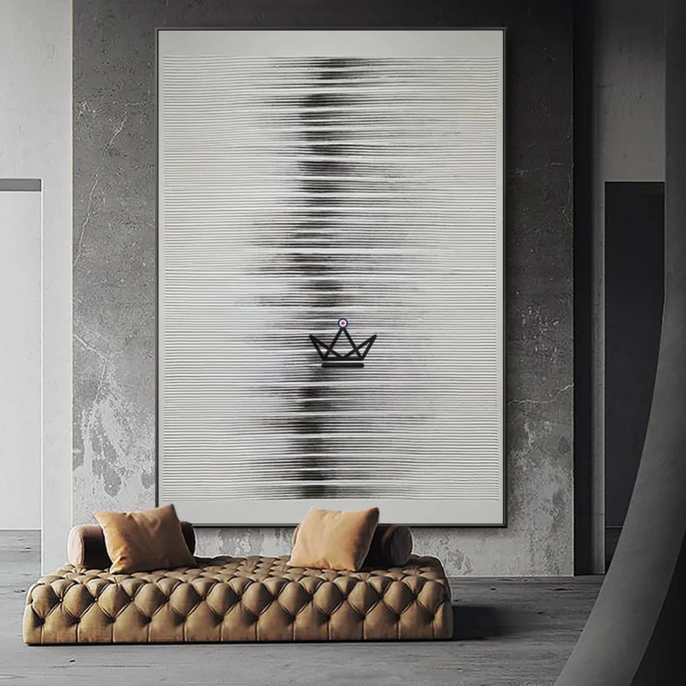 Peinture à l'huile sur toile XXL - Voyageur Textura – Image 5