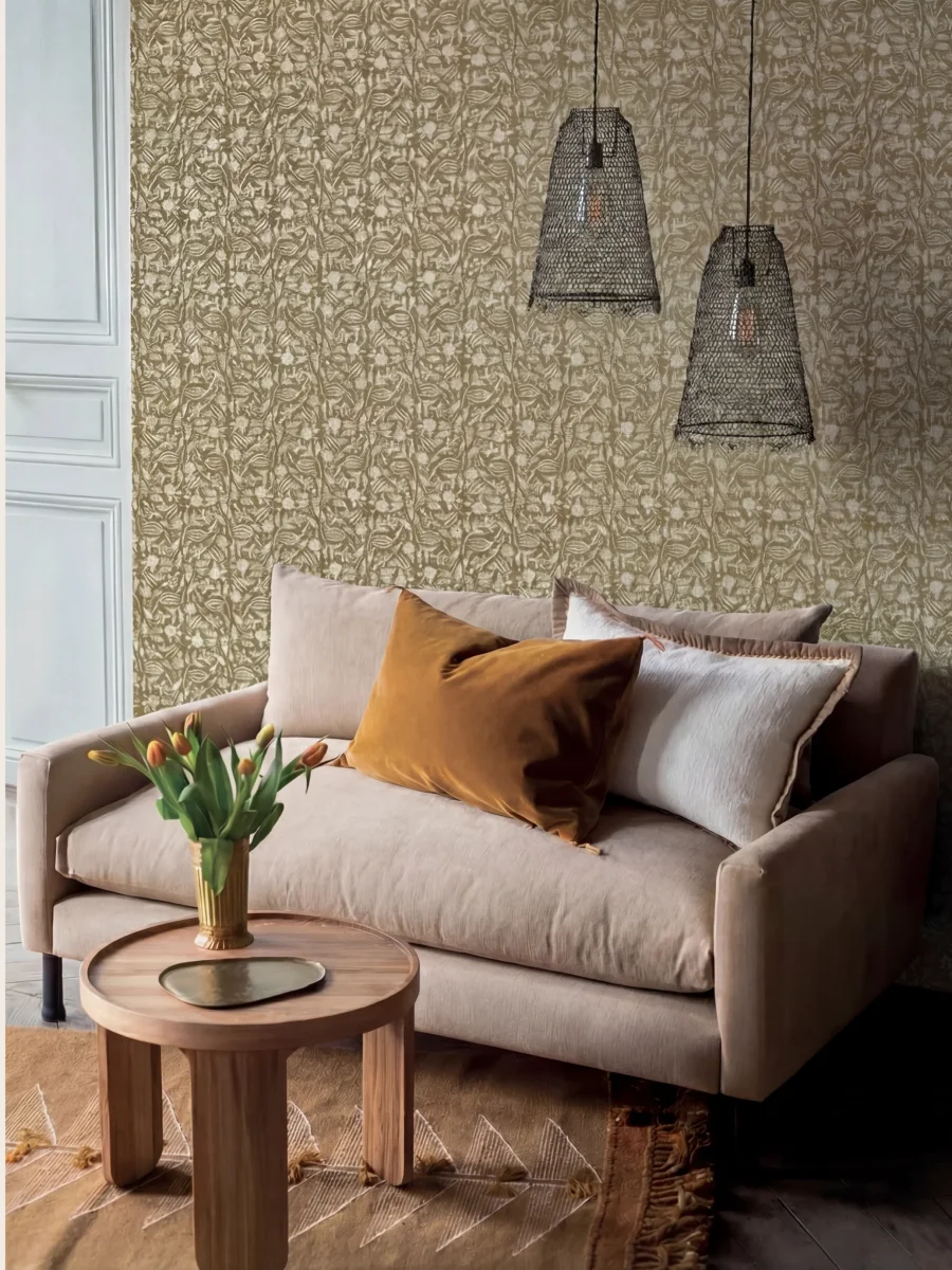 Papier Peint Tulipan curcuma – Image 3