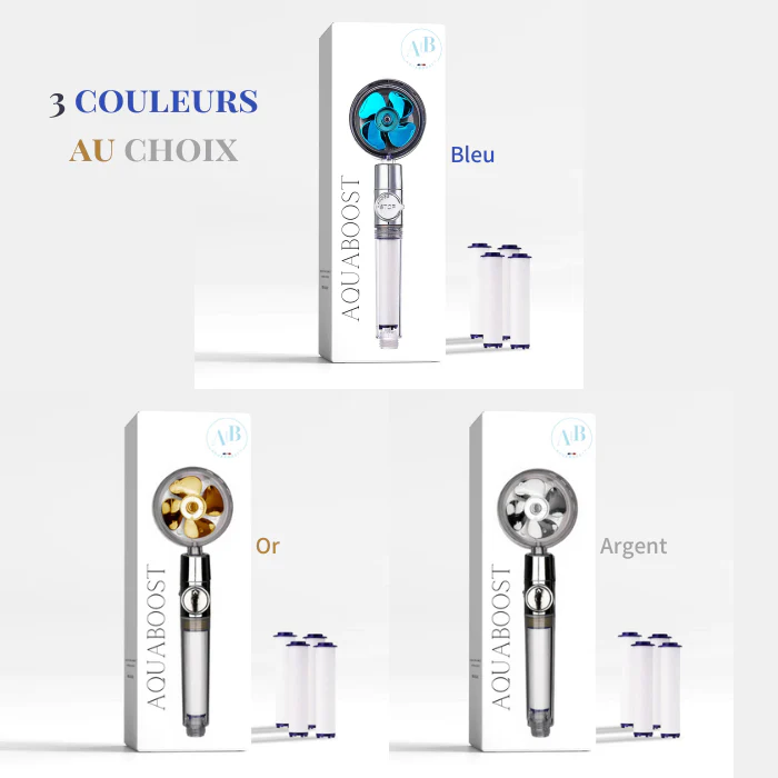 AQUABOOST™ La Douchette Anti-calcaire, Multiplie par 2 la pression, Économise 40% d'eau – Image 6