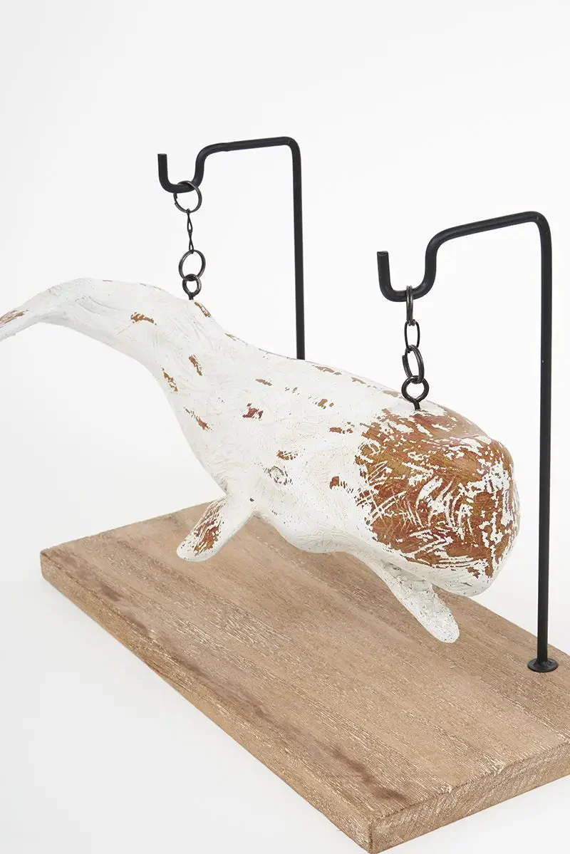 Ballena grande con base de madera – Image 3