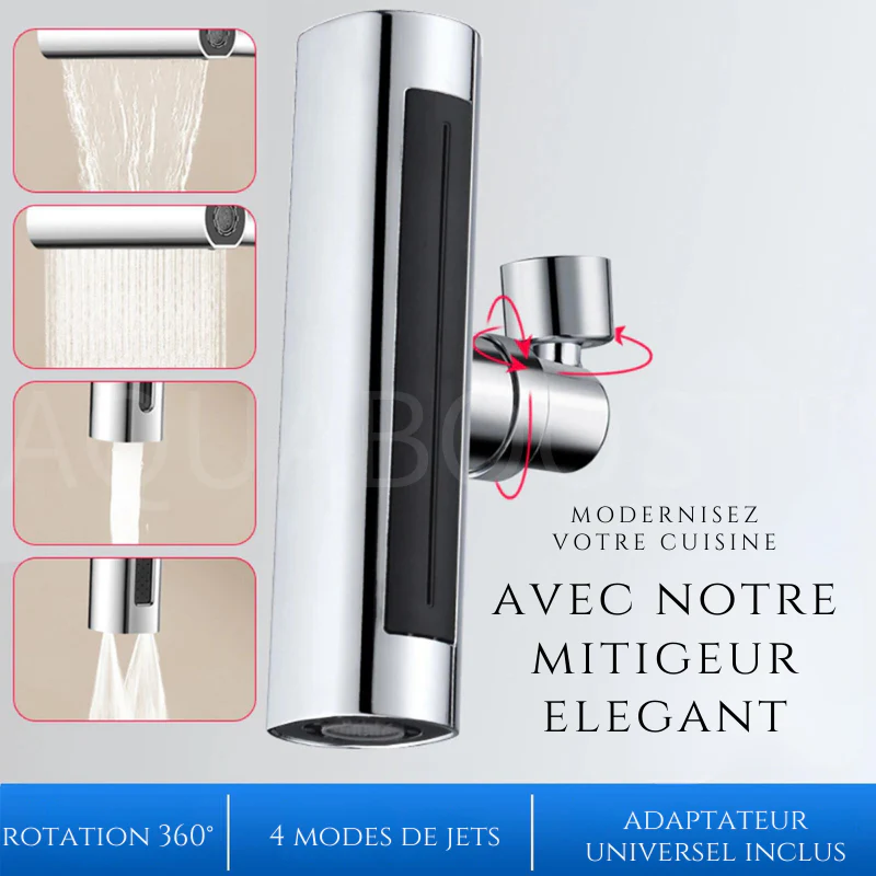 AQUATWIST - Adaptateur mitigeur 4-en-1 pour robinet – Image 2