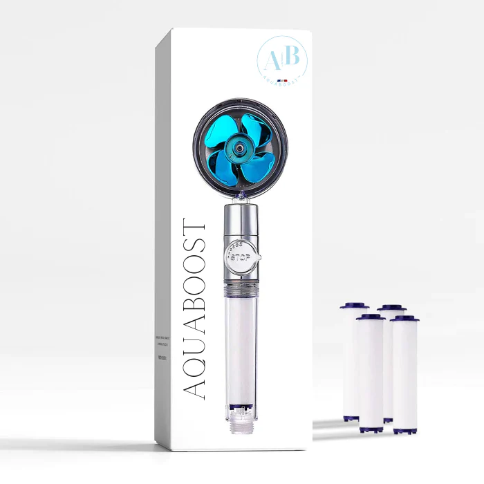 AQUABOOST™ La Douchette Anti-calcaire, Multiplie par 2 la pression, Économise 40% d'eau – Image 7