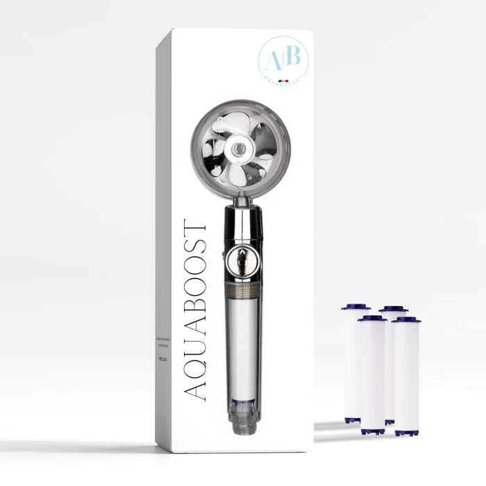 AQUABOOST™ La Douchette Anti-calcaire, Multiplie par 2 la pression, Économise 40% d'eau – Image 9