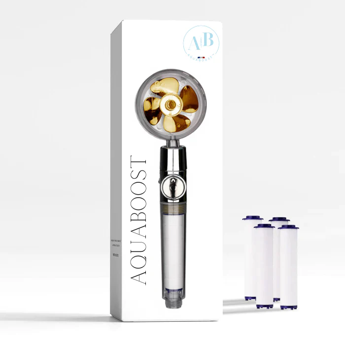AQUABOOST™ La Douchette Anti-calcaire, Multiplie par 2 la pression, Économise 40% d'eau – Image 8