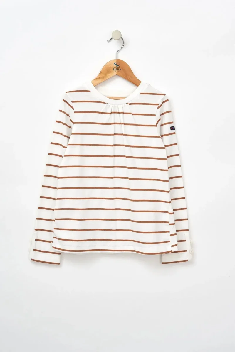 Camiseta a rayas de algodón manga larga – Image 6