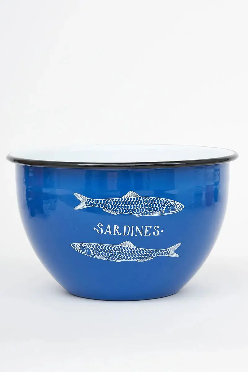 Bol de metal 'Sardines' grande – Image 2