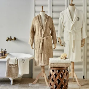 KARACA HOME ROMY BEIGE OFFWHITE COFFRET DE PEIGNOIR