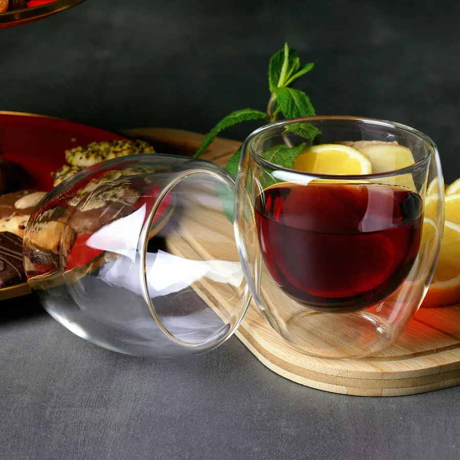 KARACA DOUBLE WALL BOROSILICATE GLASS 2X250ML – Image 3