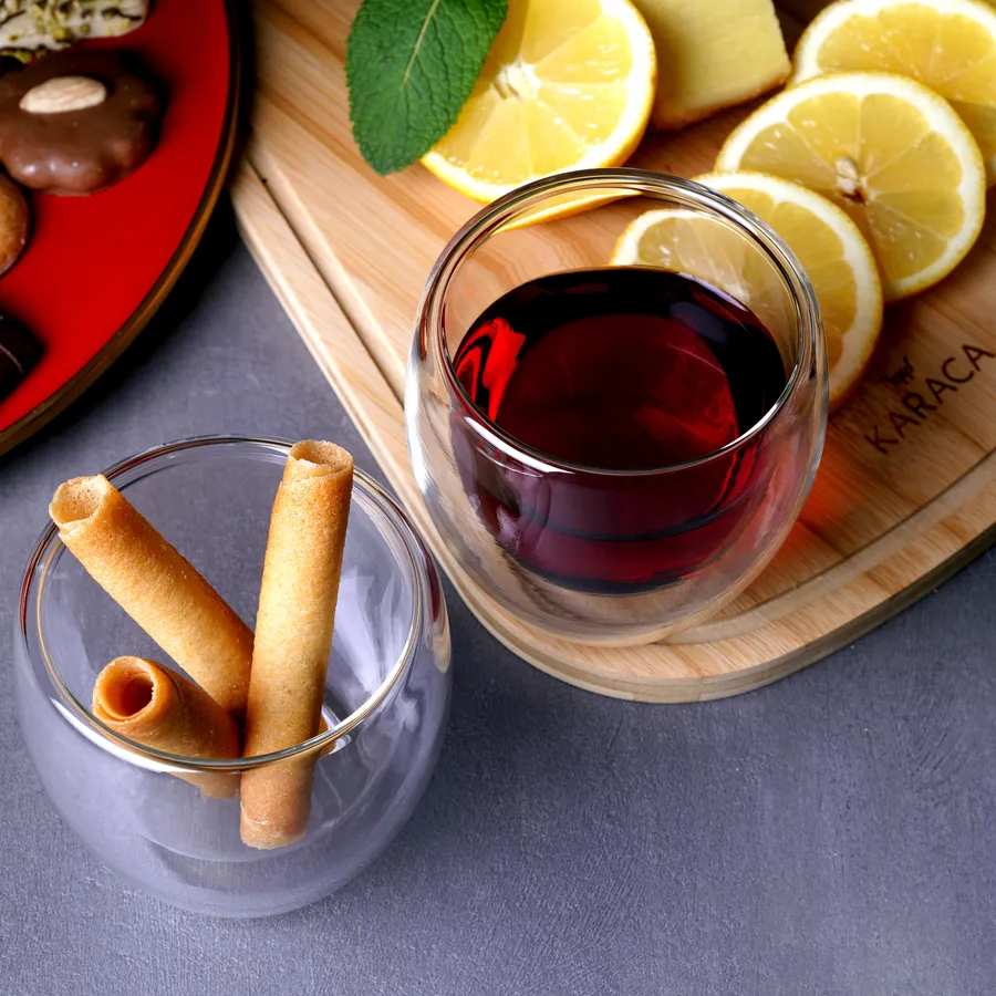 KARACA DOUBLE WALL BOROSILICATE GLASS 2X250ML – Image 2