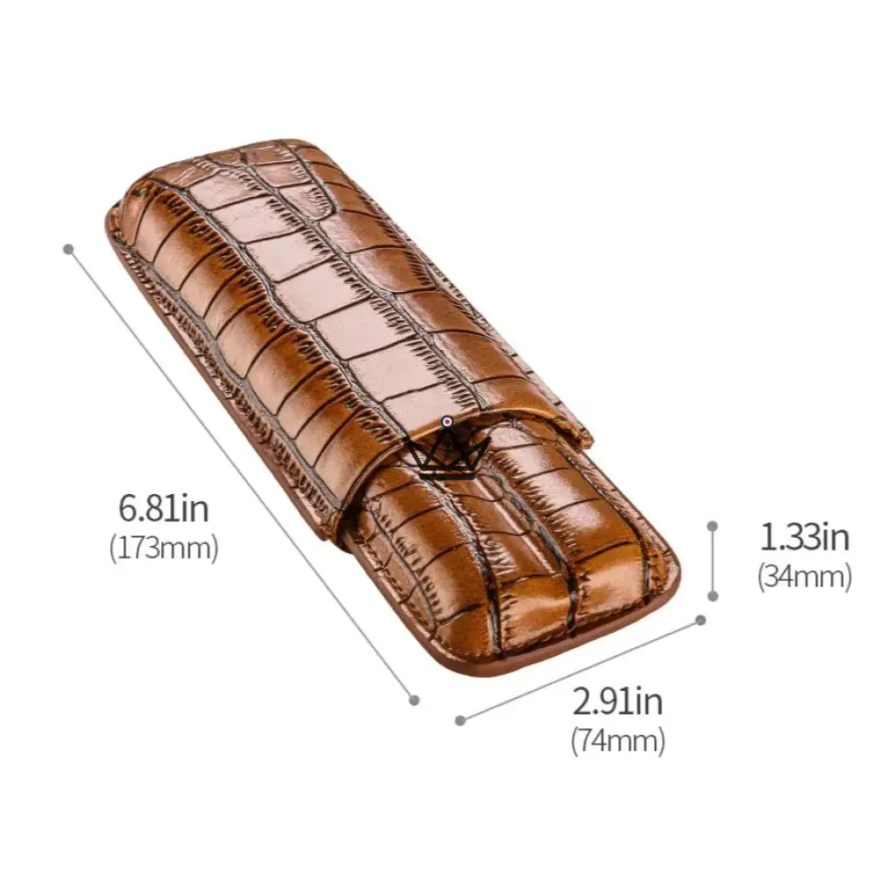 Etui 2 cigares en cuir - Dual Cortez – Image 5