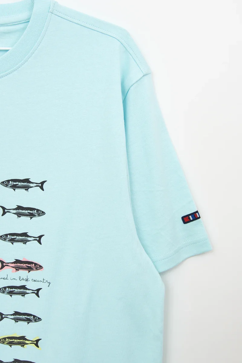 Camiseta de algodón con peces – Image 4