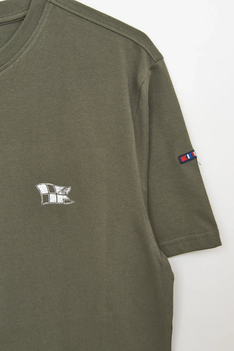 Camiseta de algodón con logo en la espalda – Image 6