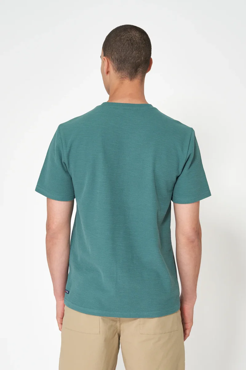 Camiseta de algodón jacquard con bolsillo – Image 5