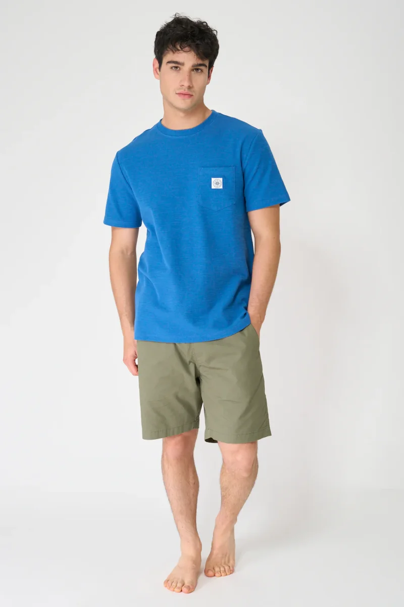 Camiseta de algodón jacquard con bolsillo – Image 9