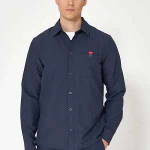 Chaqueta sobrecamisa ligera de tejido técnico