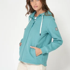 Sudadera con capucha y cremallera