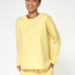 Camiseta algodón acanalado y botones en los hombros