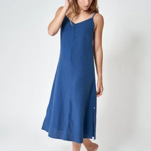 Vestido tirantes y lino