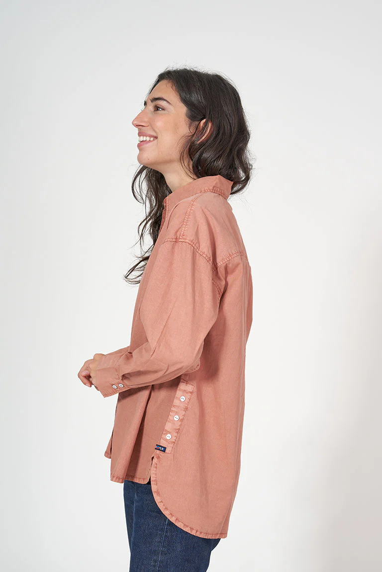 Camisa manga larga de algodón lavado – Image 5