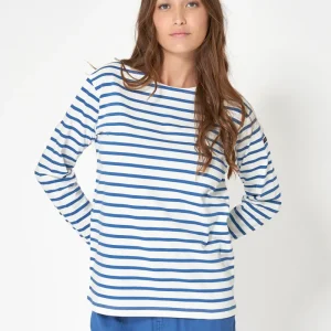 Camiseta a rayas o marsellesa manga larga