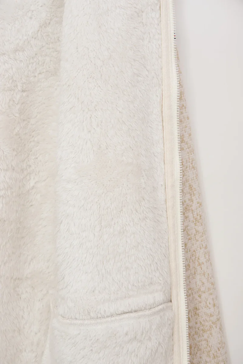 Chaqueta fleece polar con capucha y bolsillos – Image 6