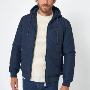 Cazadora acolchada con capucha