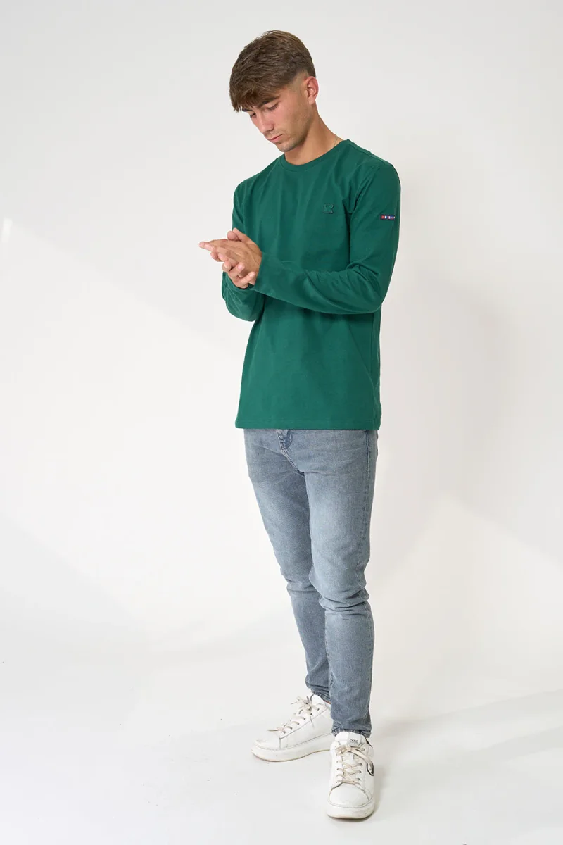 Camiseta hombre algodón manga larga – Image 3