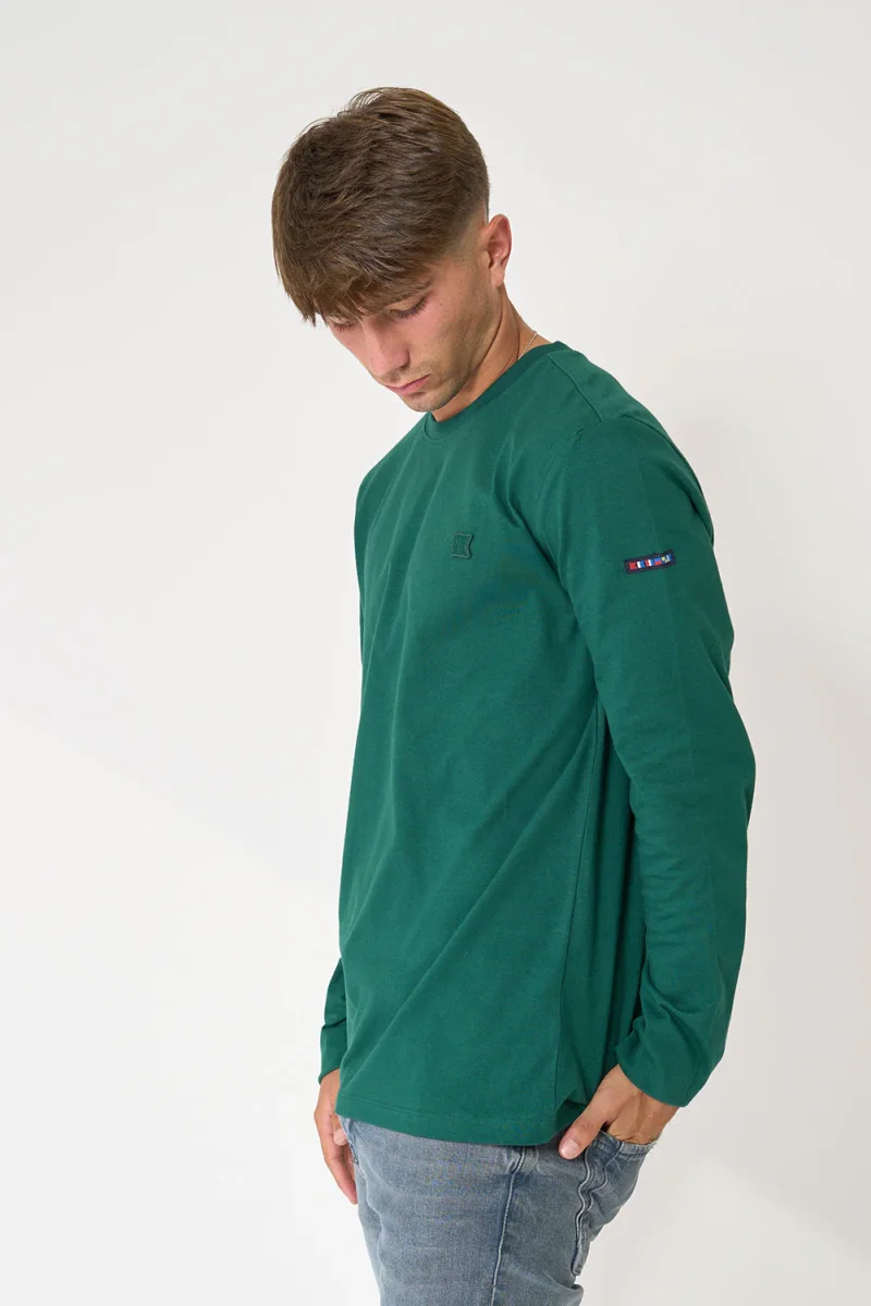 Camiseta hombre algodón manga larga