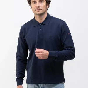 Polo de hombre manga larga