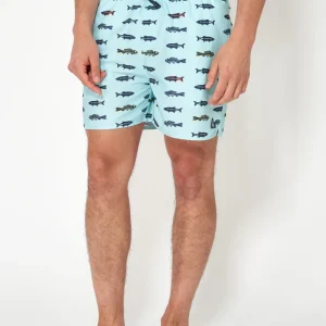 Bañador corto estampado