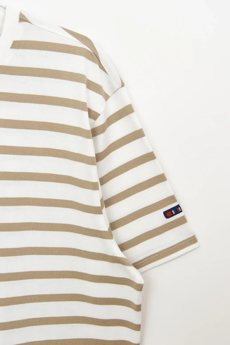 Camiseta a rayas de manga corta – Image 6