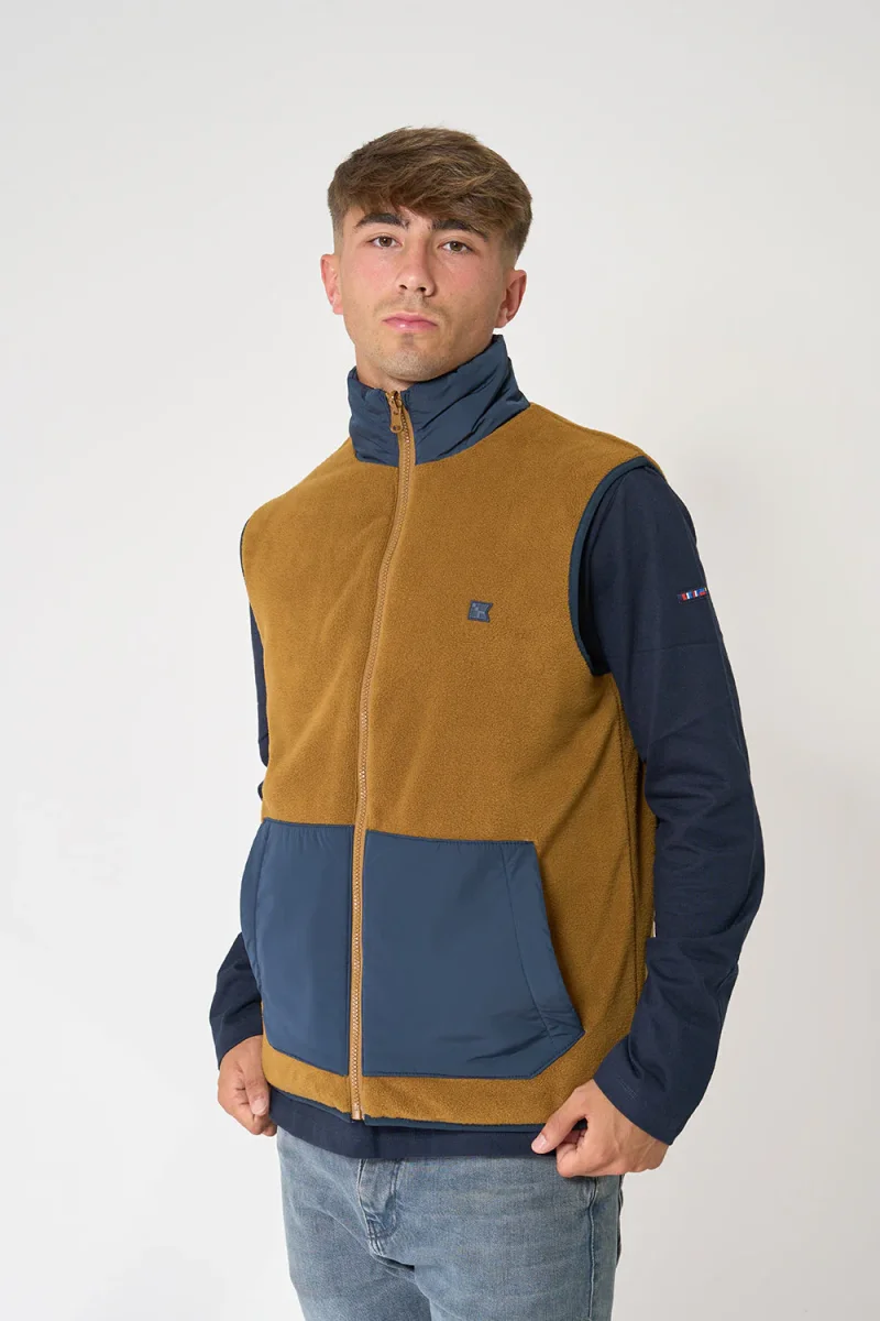 Chaleco polar reversible