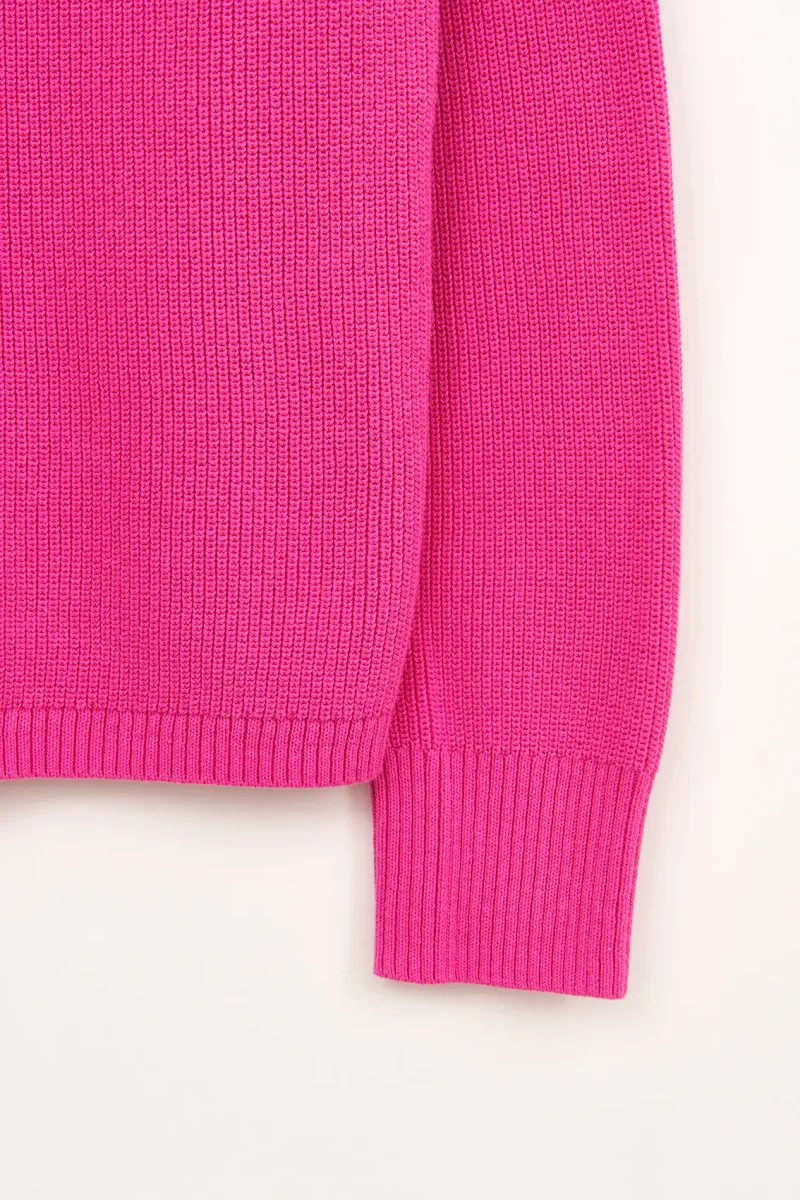 Jersey básico punto de algodón y cuello amplio – Image 6