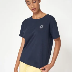 Camiseta básica en algodón flamé