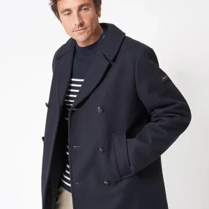 Abrigo o chaquetón náutico de paño