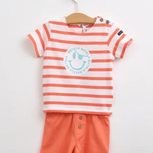 Conjunto de bebé 2 piezas 100% algodón a rayas