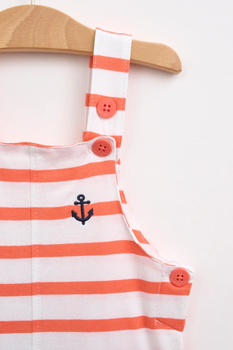 Peto de bebé con detalles marineros – Image 4