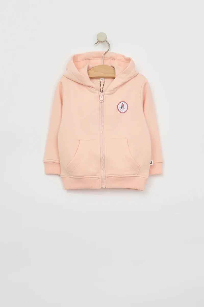 Sudadera o chaqueta bebé parche oso