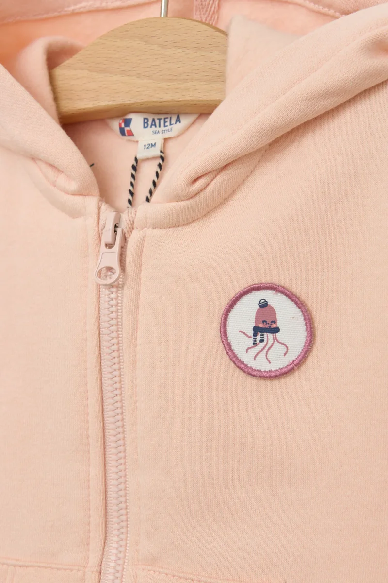 Sudadera o chaqueta bebé parche oso – Image 4