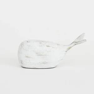 Ballena blanca de aluminio