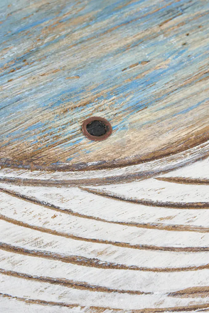 Ballena de madera decorativa de pared grande – Image 3